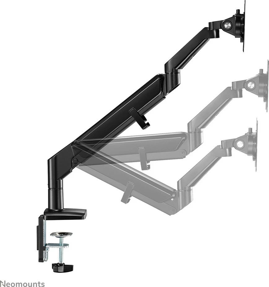 Nosilec za monitor Neomounts, s sponko/čepom, 9 kg, 43,2 cm (17"), 81,3 cm (32"), 100 x 100 mm, črn Nosilec za monitor Neomounts, s sponko/čepom, 9 kg, 43,2 cm (17"), 81,3 cm (32"), 100 x 100 mm, črn