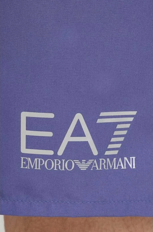 Kratke hlače za moške Emporio Armani, modre
