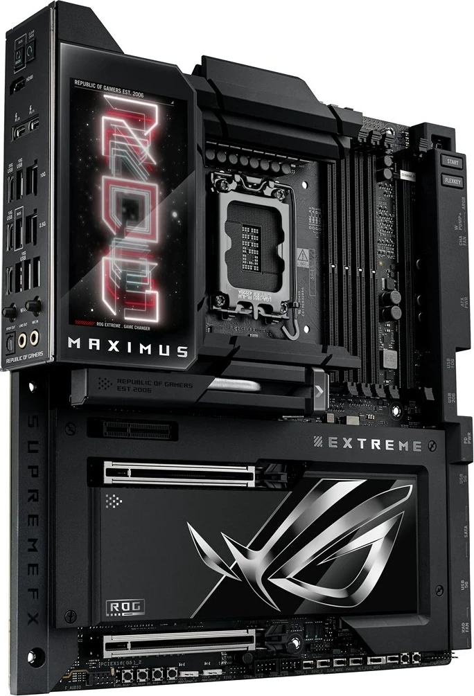 Matična plošča ASUS ROG MAXIMUS Z890 EXTREME, vtičnica LGA 1851, črna Matična plošča ASUS ROG MAXIMUS Z890 EXTREME, vtičnica LGA 1851, črna