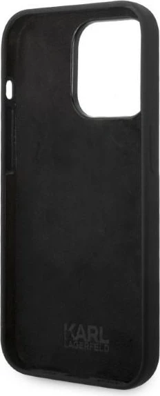 Silikonska zaščita za iPhone 14 Pro Max 6,7", črna — Karl Lagerfeld RSG
