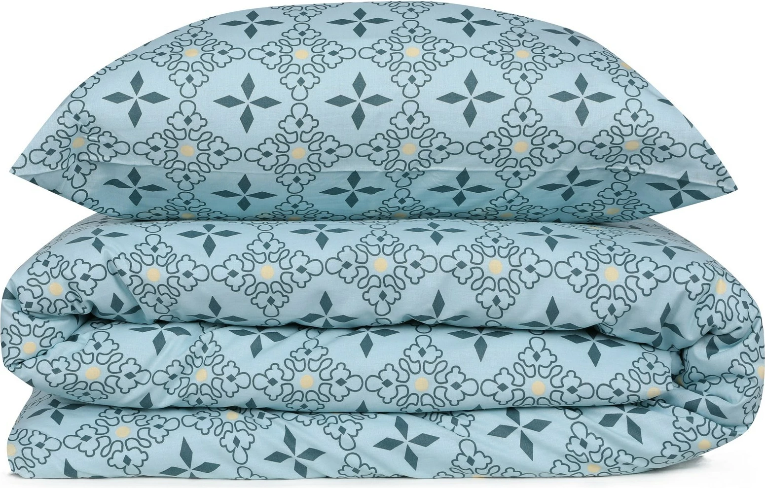 Prevleka za odejo enojna XXL, modra, minimalistična - Ranforce L'essentiel