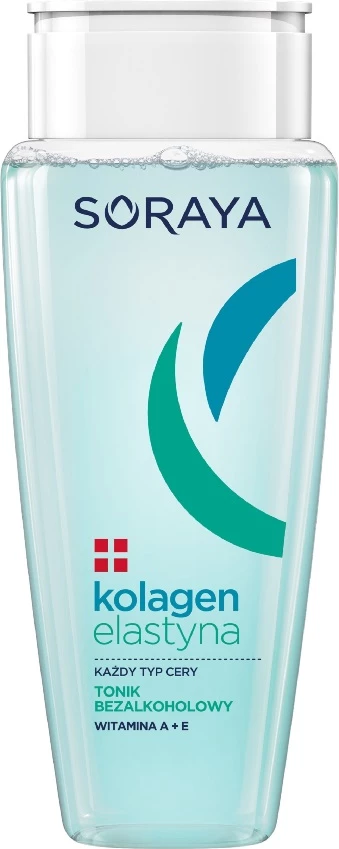 Tonik za obraz brez alkohola s kolagenom in elastinom Soraya, 200 ml