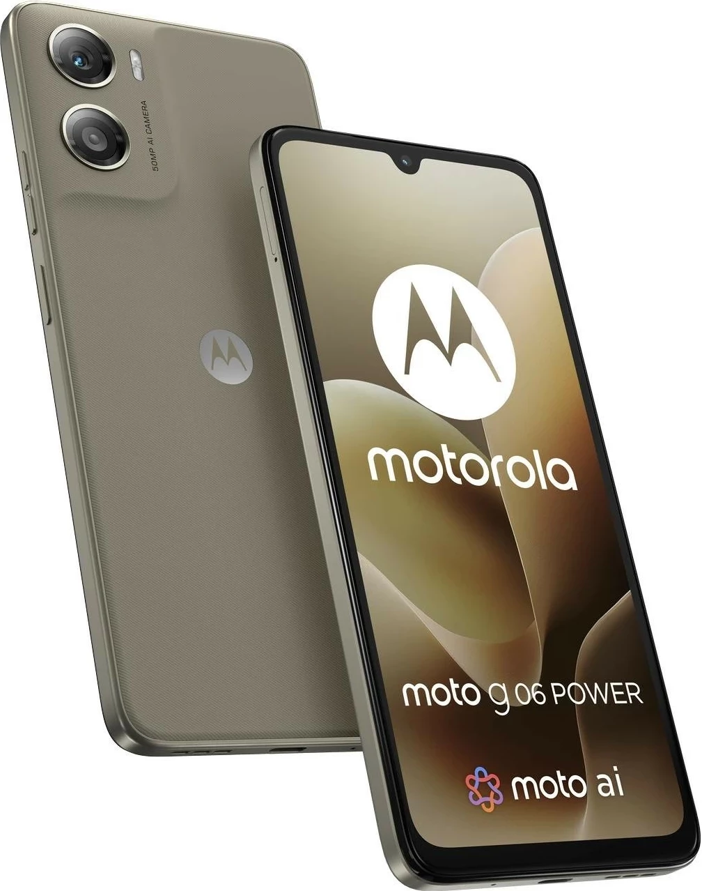 Pametni telefon Motorola Moto G06 Power, 4/64 GB, Dual SIM, Laurel Oak