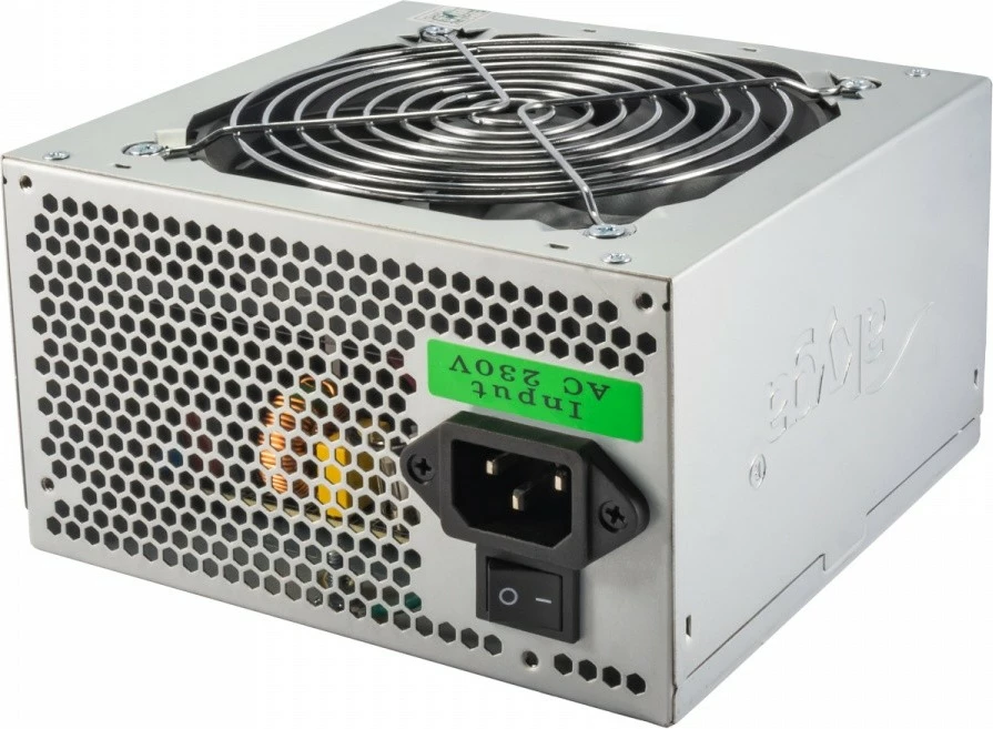 Napajalnik 400 W, ATX, 3x SATA, 2x MOLEX, ventilator 12 cm - AKYGA AK-B1-400, siv