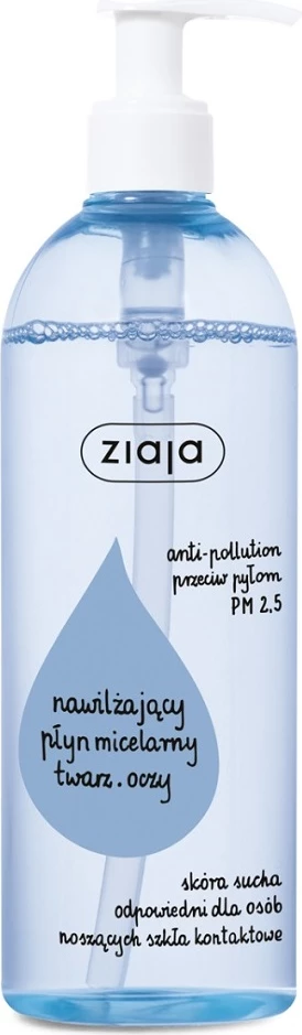 Micelarna voda za odstranjevanje ličil, Ziaja, 390 ml