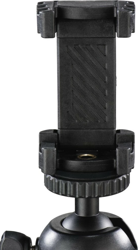 Mini stojalo 3-v-1, 27 cm, sferična glava, 1/4" navoj, za pametni telefon in GoPro — Hama FlexPro, MPN 4605, črno