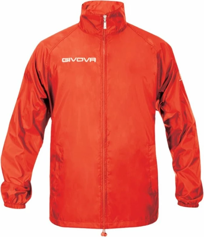 Futbalska jakna Givova za moške, rdeča
