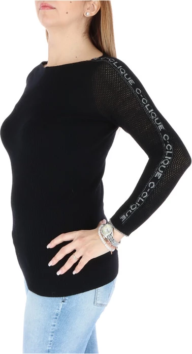 Pulover za ženske Pinko, črn