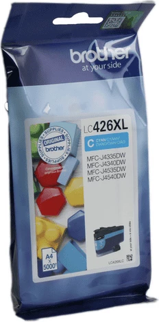 Kartuša črnila Brother LC-426XLC, XL, 5000 strani, cijan