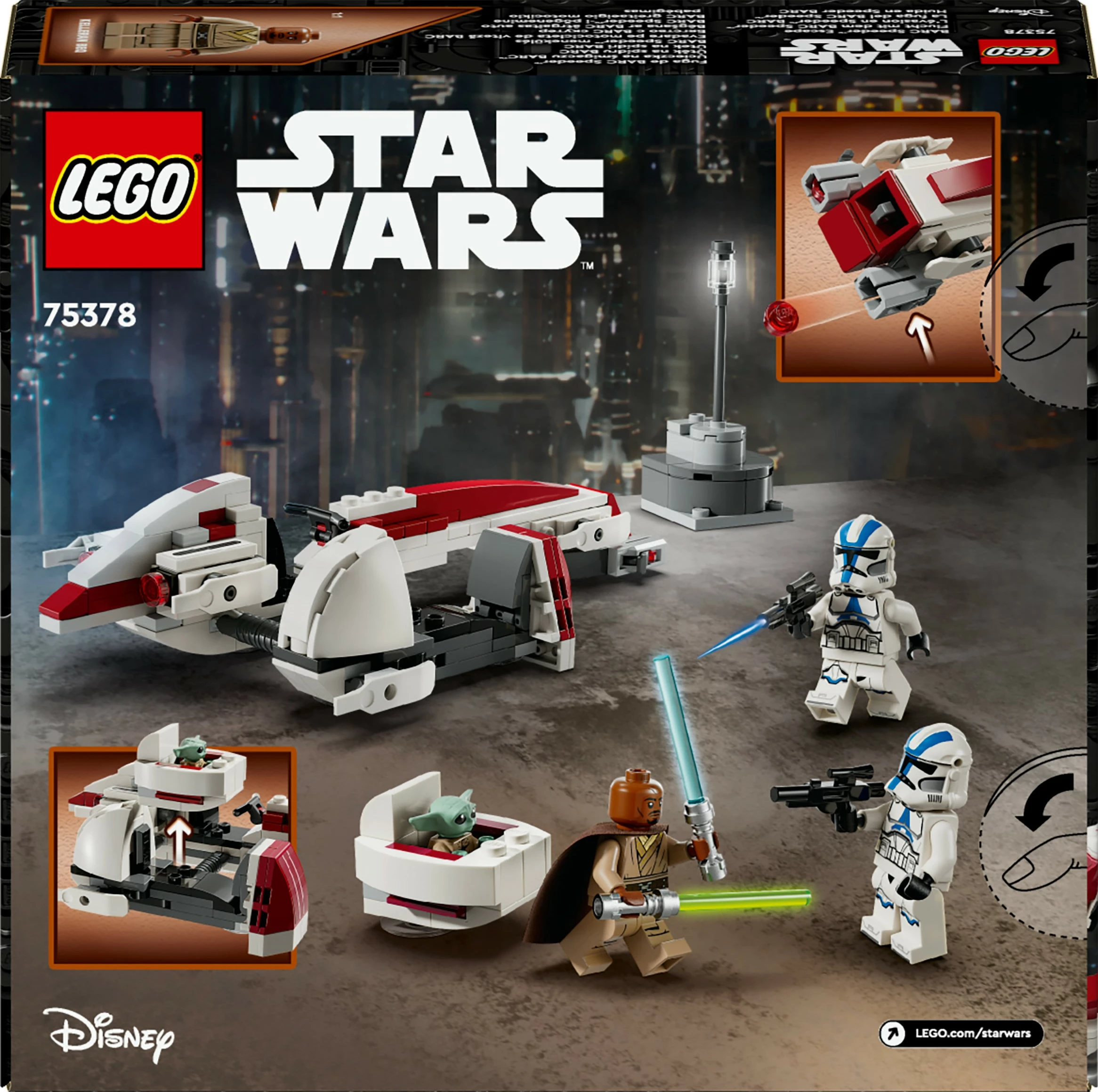 Komplet za sestavljanje BARC Speeder Escape 75378, LEGO Star Wars, večbarven