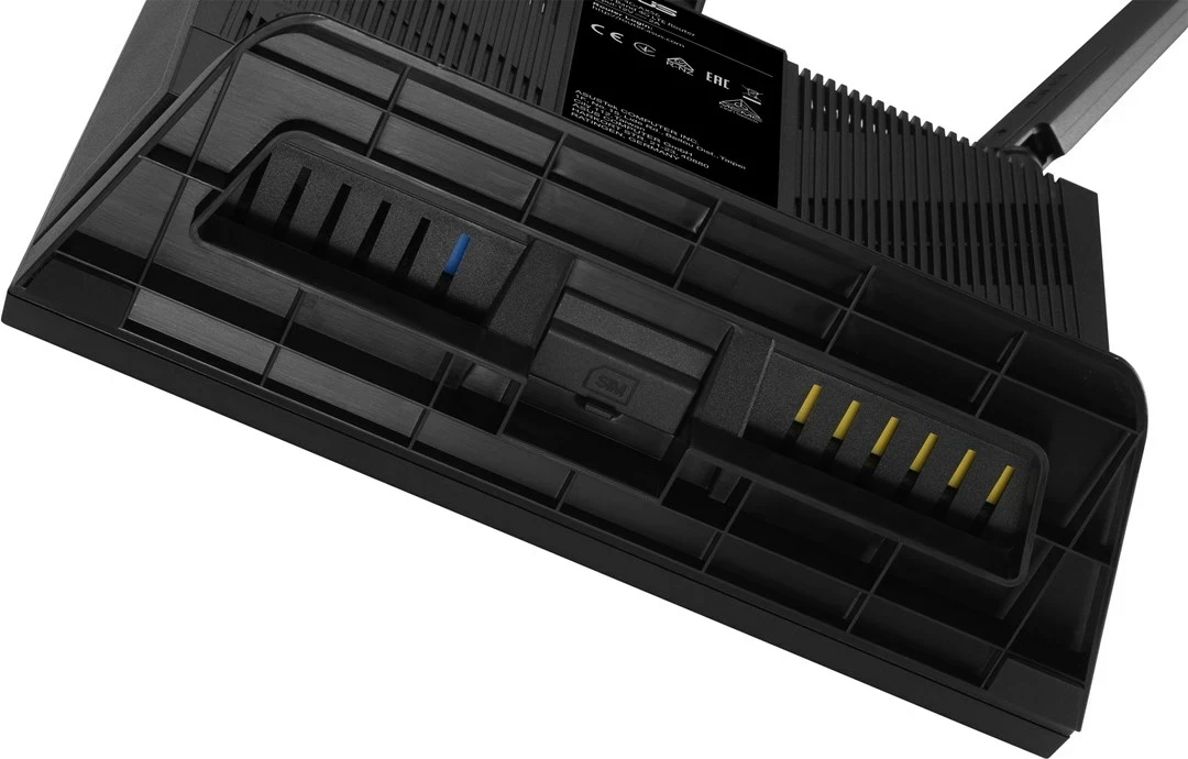 Router ASUS 4G-AX56, Wi-Fi 6, dvopasovni, črn