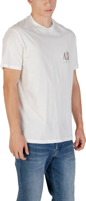 Majica Armani Exchange za moške, bela