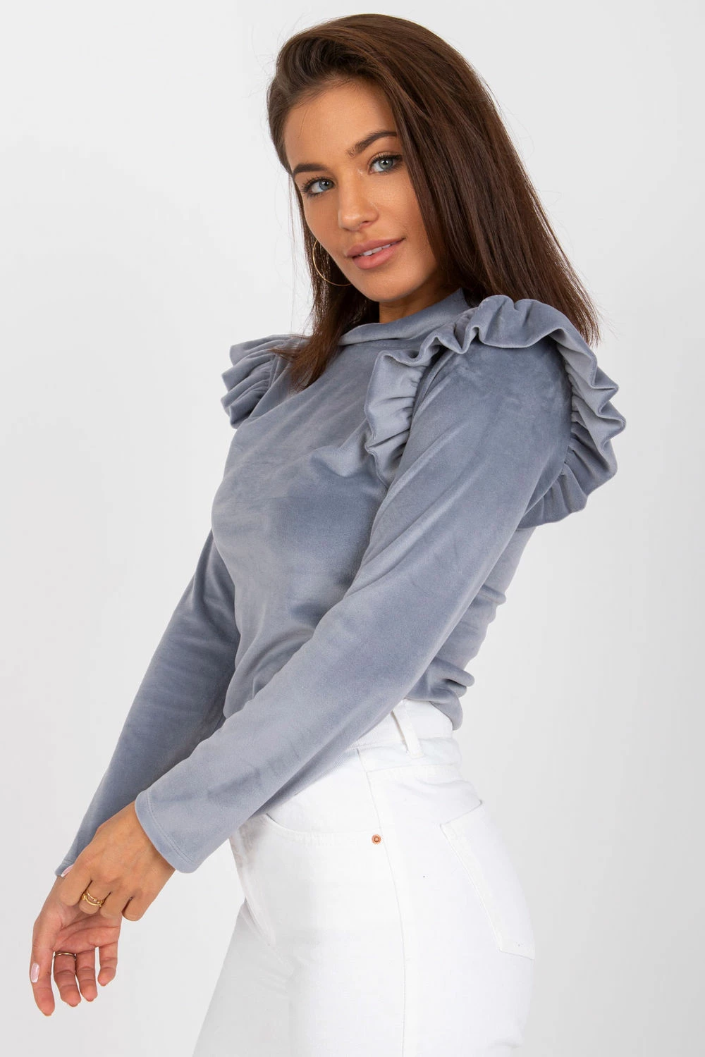 Bluza model 161909 Italy Moda, siva