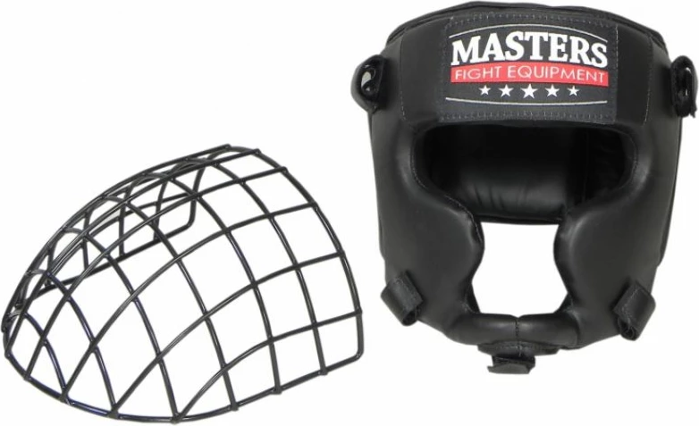 Boksarska čelada za moške, črna — Masters