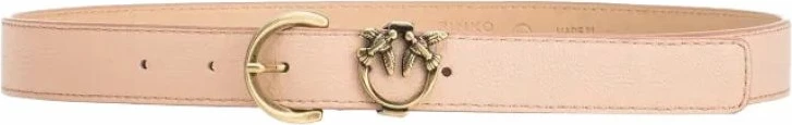Usnjen pas za ženske, roza, Pinko