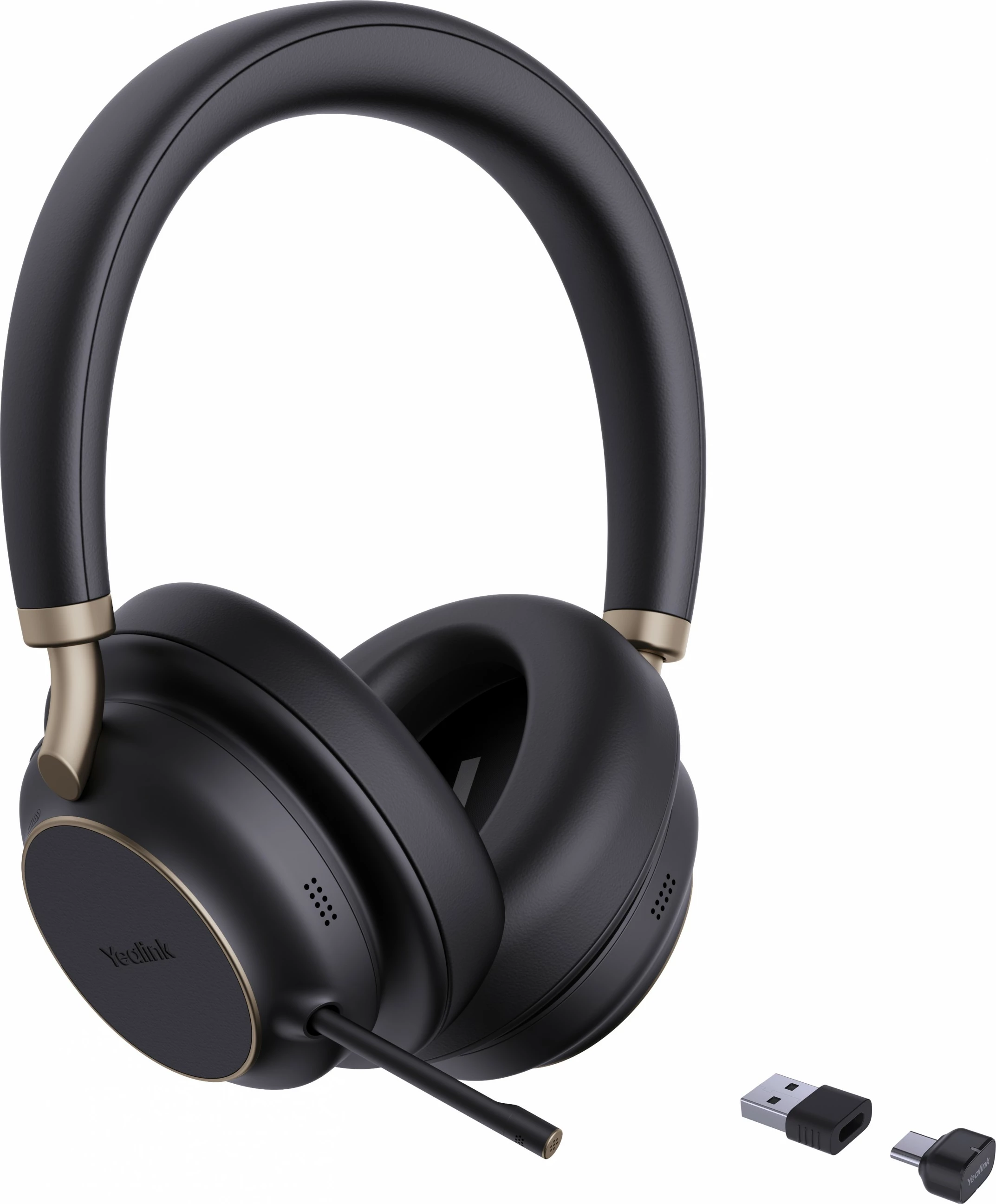 Brezžične slušalke Yealink BH76 Plus UC, Bluetooth 5.3, USB-C/A, črne