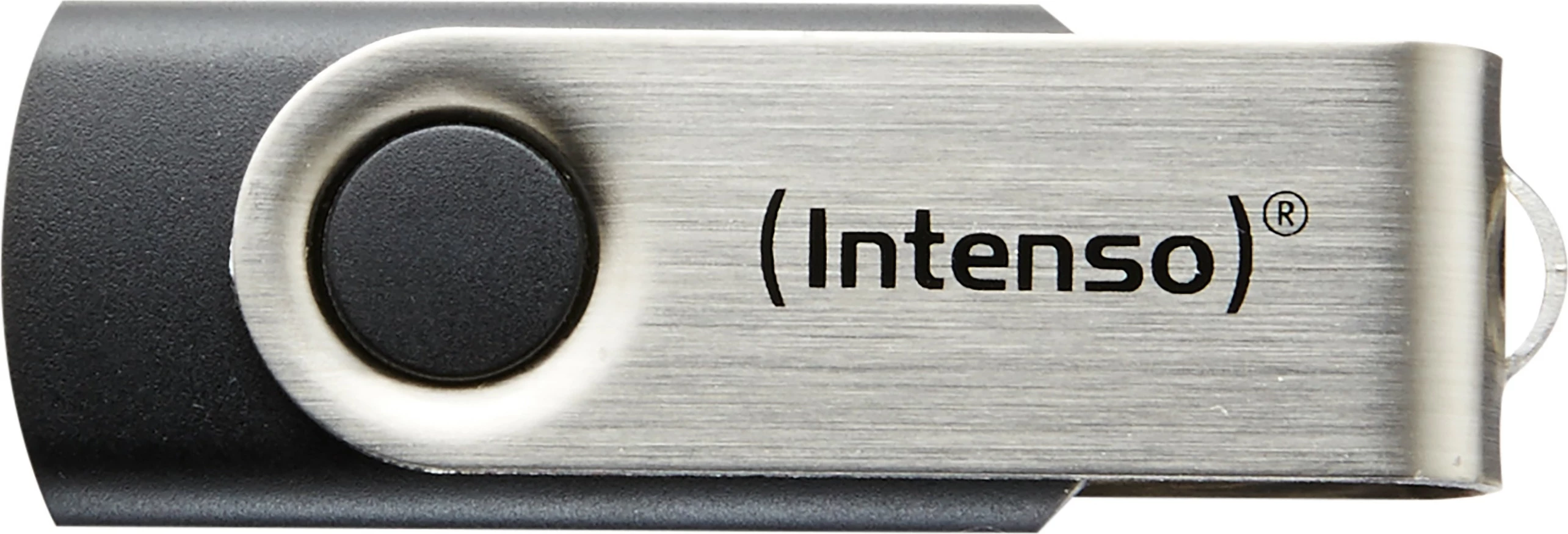 USB ključek Intenso Basic Line 8 GB, USB 2.0, swivel, črn/srebrn USB ključek Intenso Basic Line 8 GB, USB 2.0, swivel, črn/srebrn