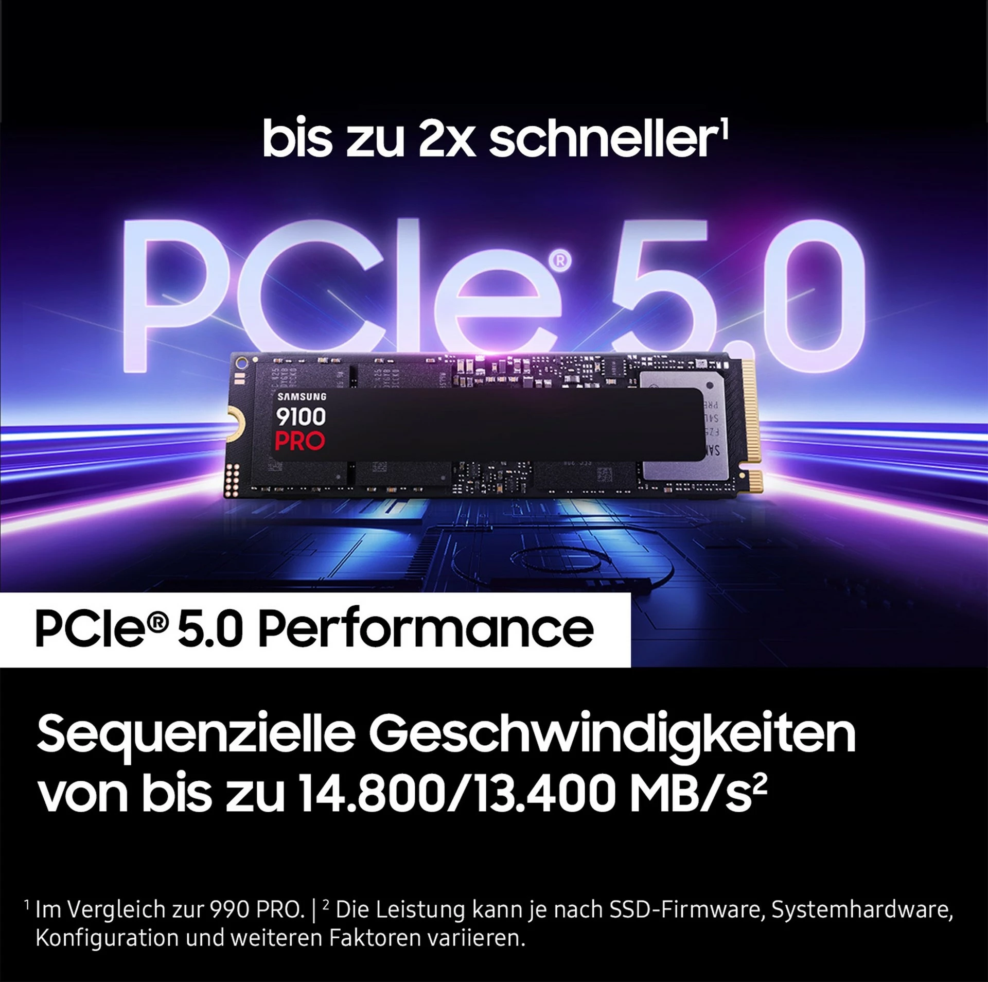 SSD zmogljiv Samsung 9100 PRO PCIe 5.0 NVMe M.2 1 TB SSD zmogljiv Samsung 9100 PRO PCIe 5.0 NVMe M.2 1 TB