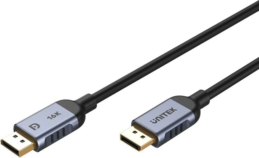 Kabel DisplayPort UNITEK C1626GY01-2M, 2 m, siv
