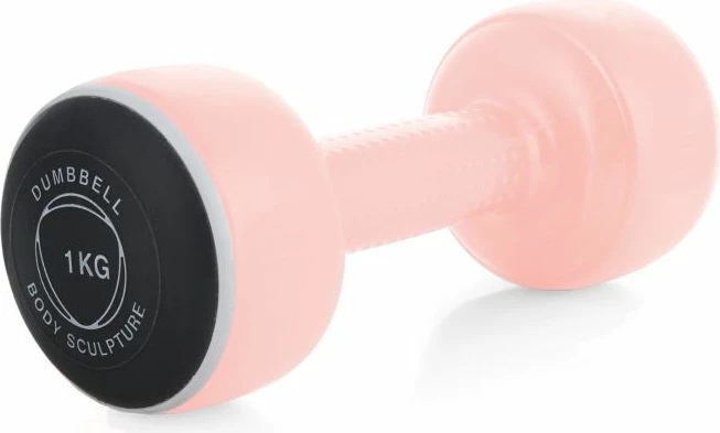 Utež za vadbo 2 kg, Body Sculpture BW 108D, rožnata