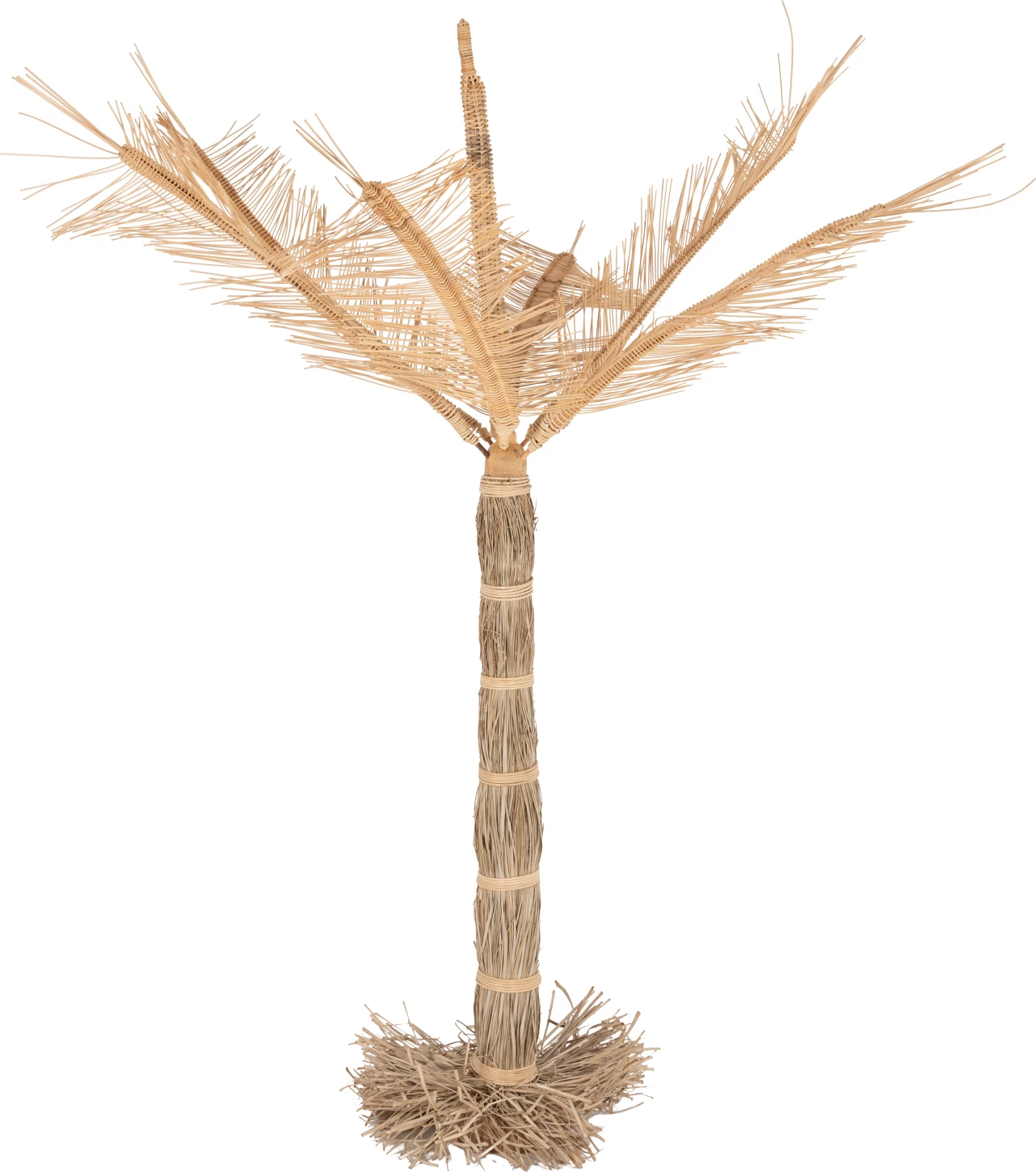 Dekorativno drevo FH7870 iz trave Mendong v naravni barvi Φ130x160Hcm