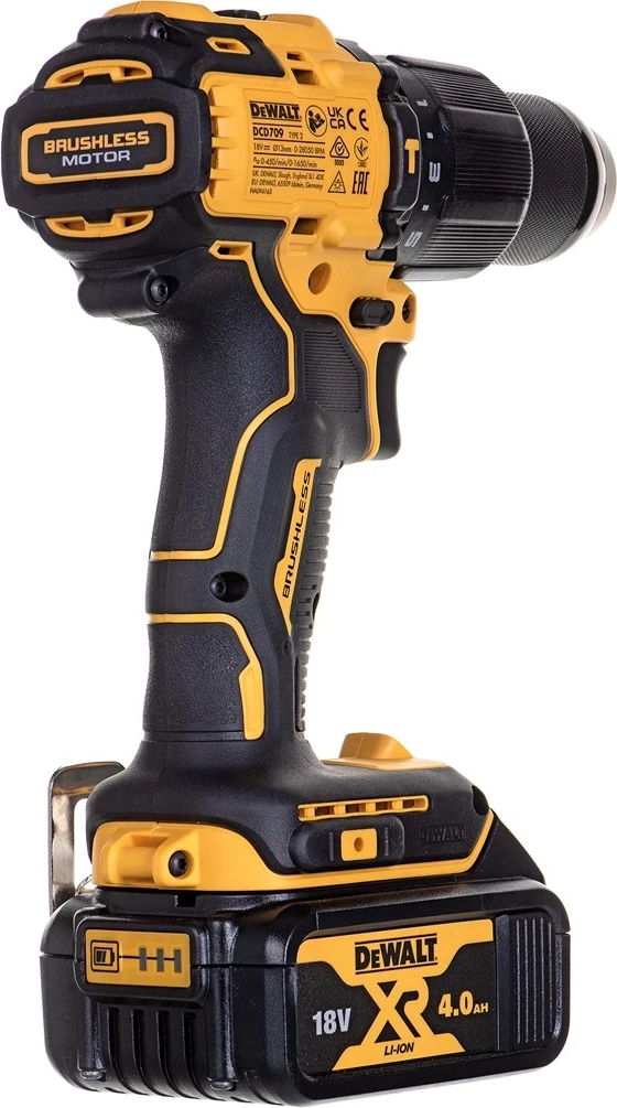 Set brezžičnih orodij DeWalt DCK2062M2T (DCD709+DCF809), 18 V, 2x4,0 Ah