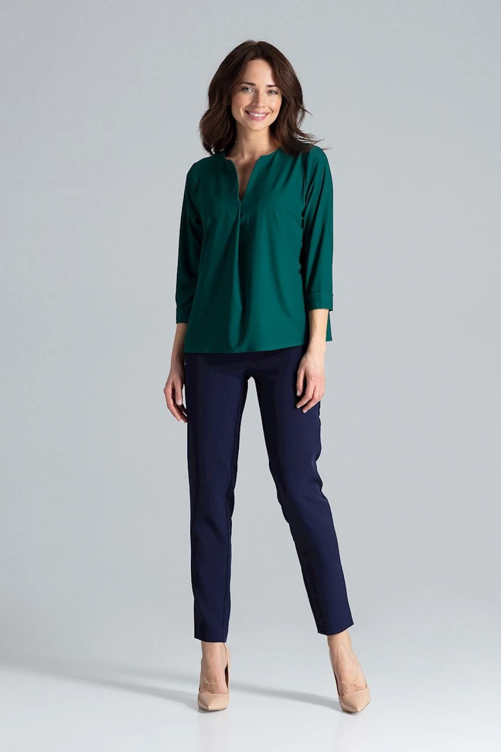 Bluza Lenitif model 133251, zelena