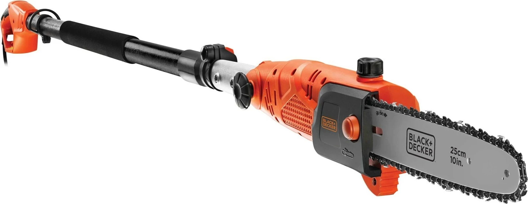Električni obrezovalnik z verigo Black & Decker PS7525-QS, 18 V, 3,5 cm, črno/oranžen
