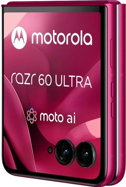 Pametni telefon z zložljivim zaslonom Motorola razr 60 Ultra 16/512GB, Cabaret rožnat