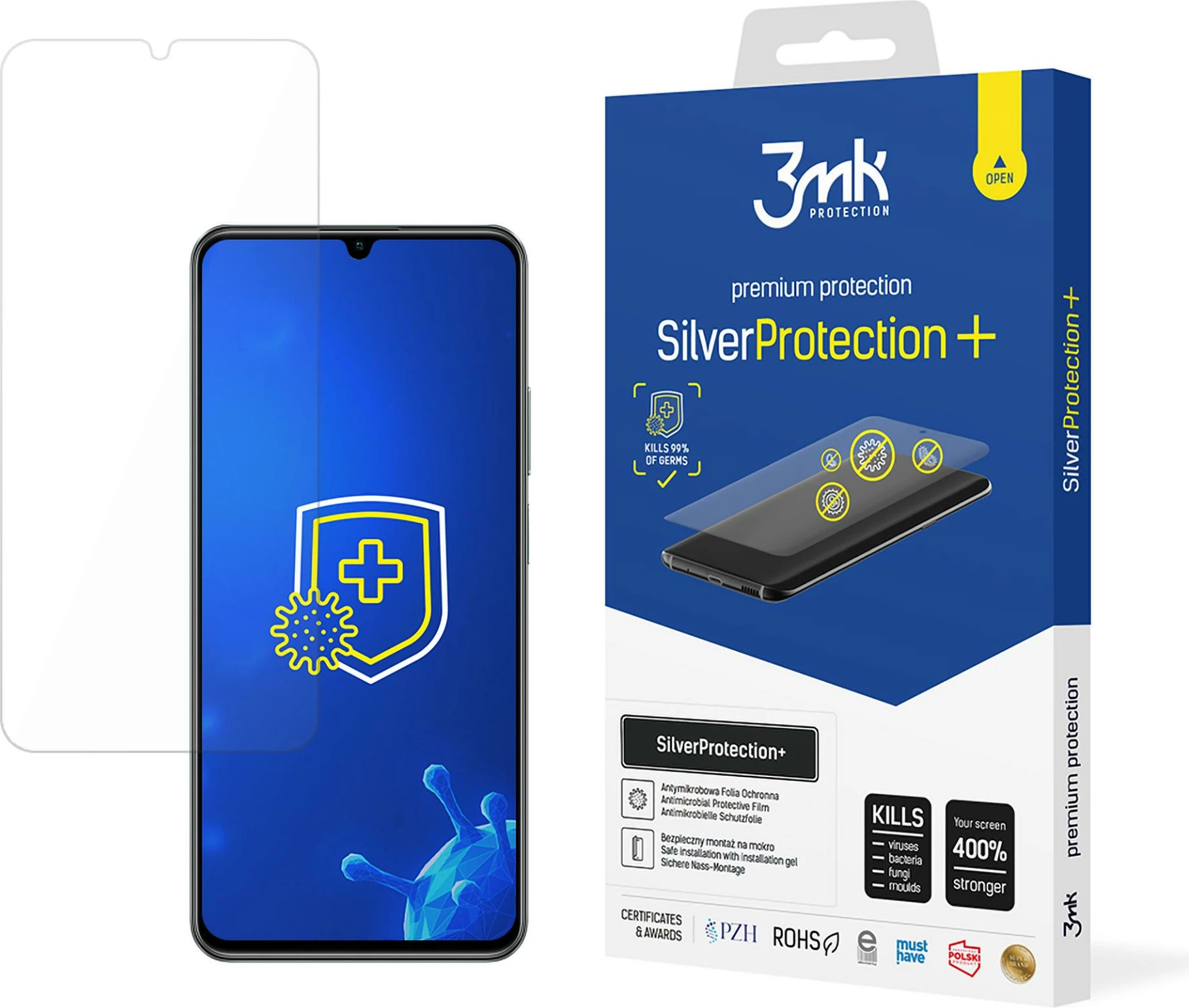 Zaščitni film za zaslon, 3mk SilverProtection+ za Realme C61