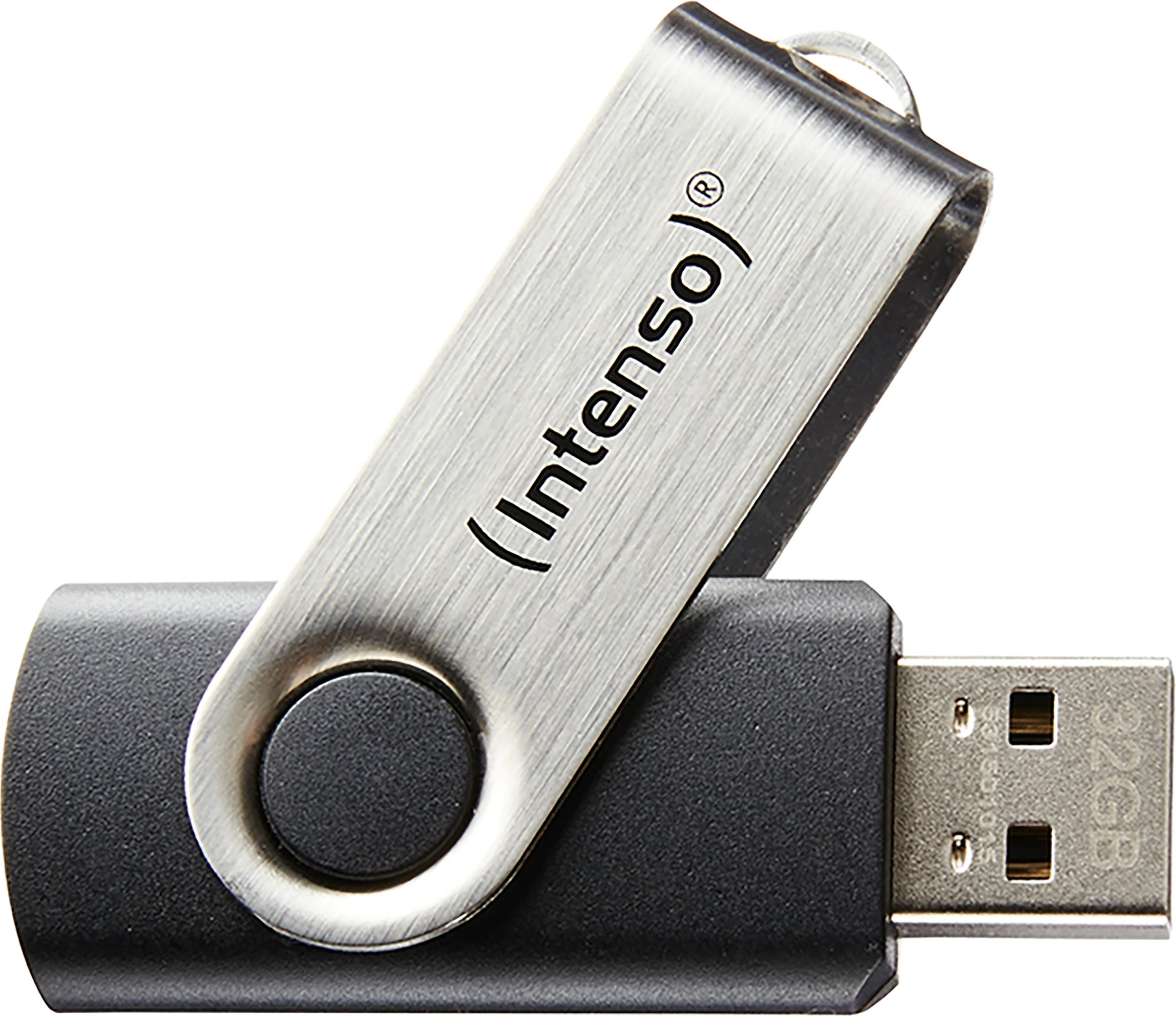 USB za shranjevanje Intenso Basic Line 16 GB, USB Type-A, 2.0, črno, srebrno
