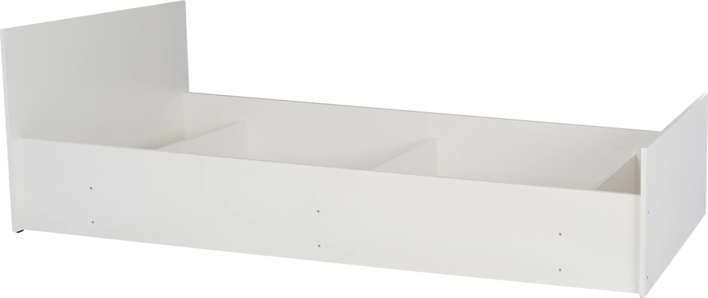 Melaminska postelja za vzmetnico 90x200 cm. Bela FH2433.03