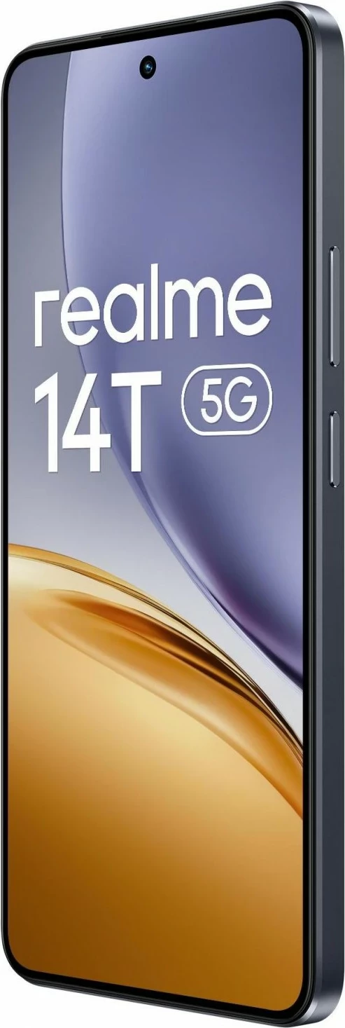 Močan pametni telefon 8/256GB, Realme 14T 5G, obsidian črn