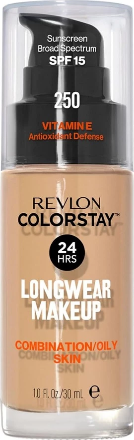 Tekoča podlaga za kombinirano/mastno kožo Revlon ColorStay SPF15 250 Fresh Beige 30 ml