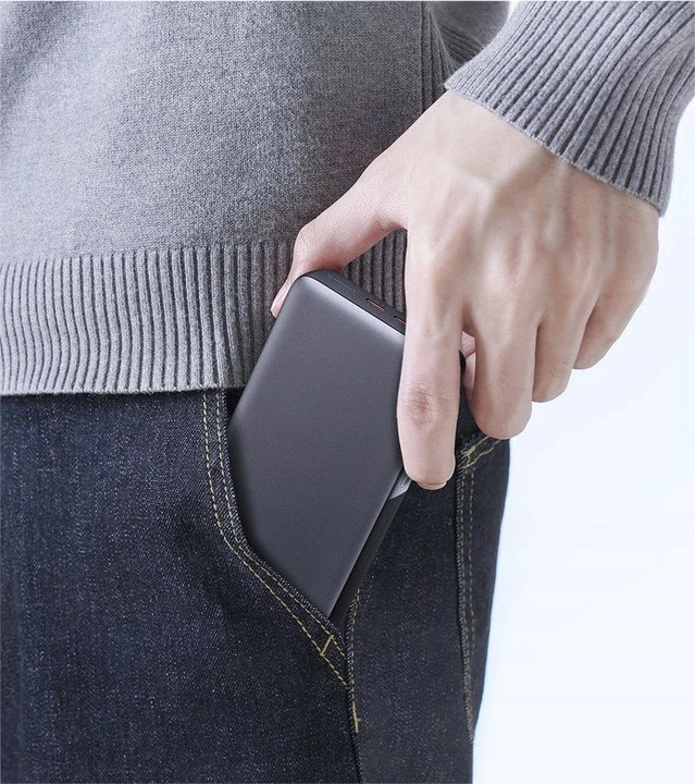 Power bank 20000mAh, 65W, 3x USB, siv — AUKEY PB-Y43