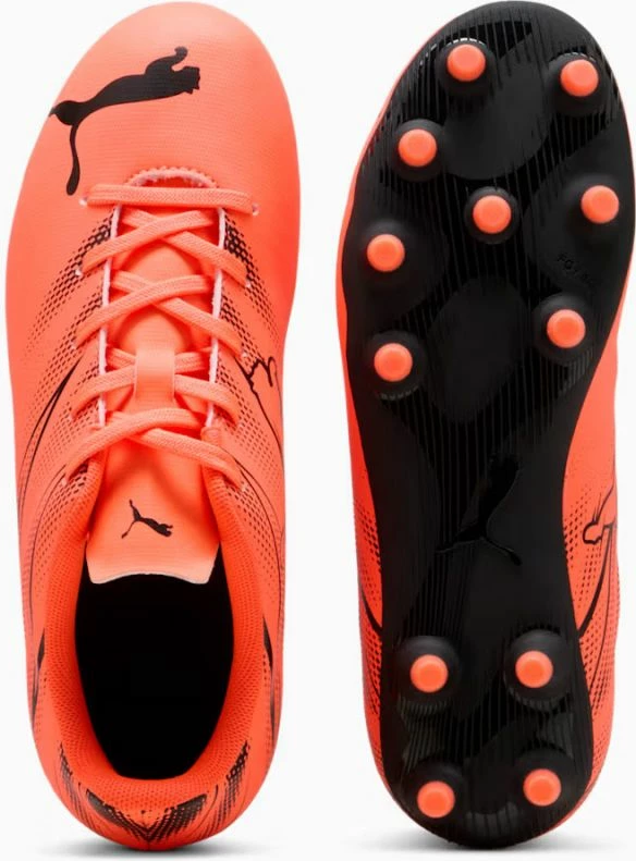 Otroške nogometne copate Puma, rdeče