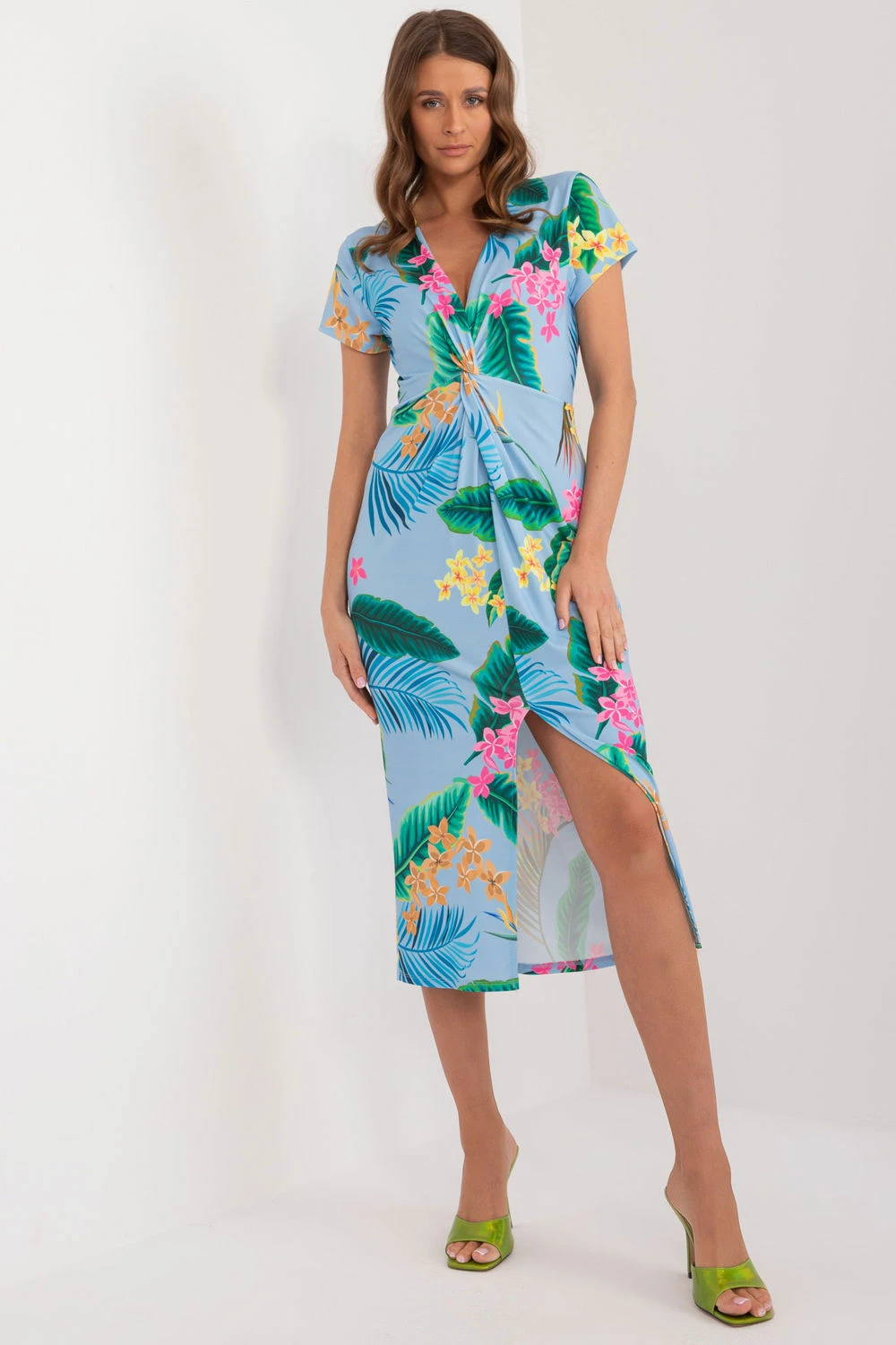 Obleka Italy Moda 196214, modra