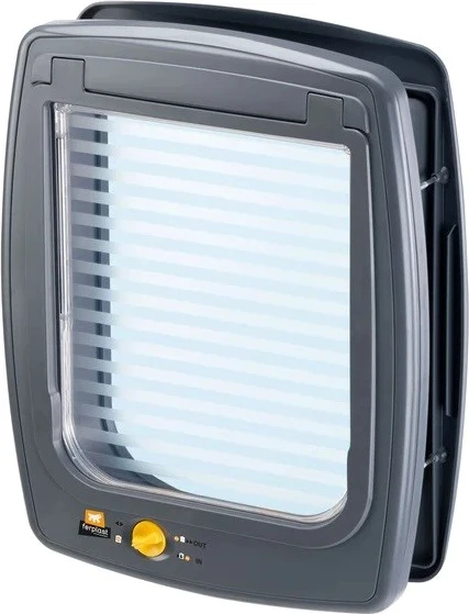 Vrata za pse in mačke FERPLAST Swing 11, siva