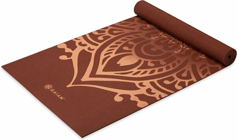 Joga mat, GAIAM, za moške in ženske, rjav