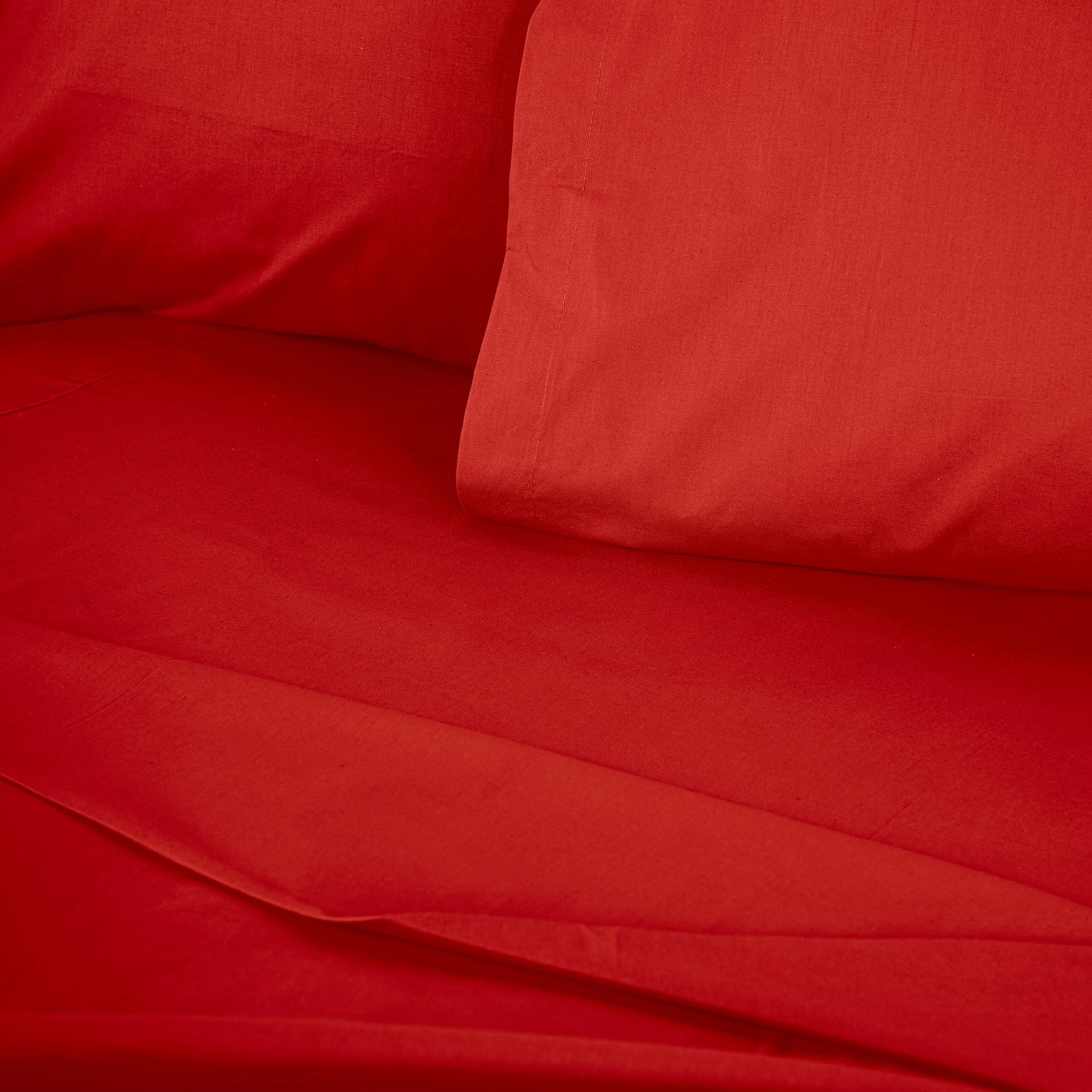 Prevleka za enojno odejo Ranforce, rdeča, L'essentiel, 135 x 200 cm