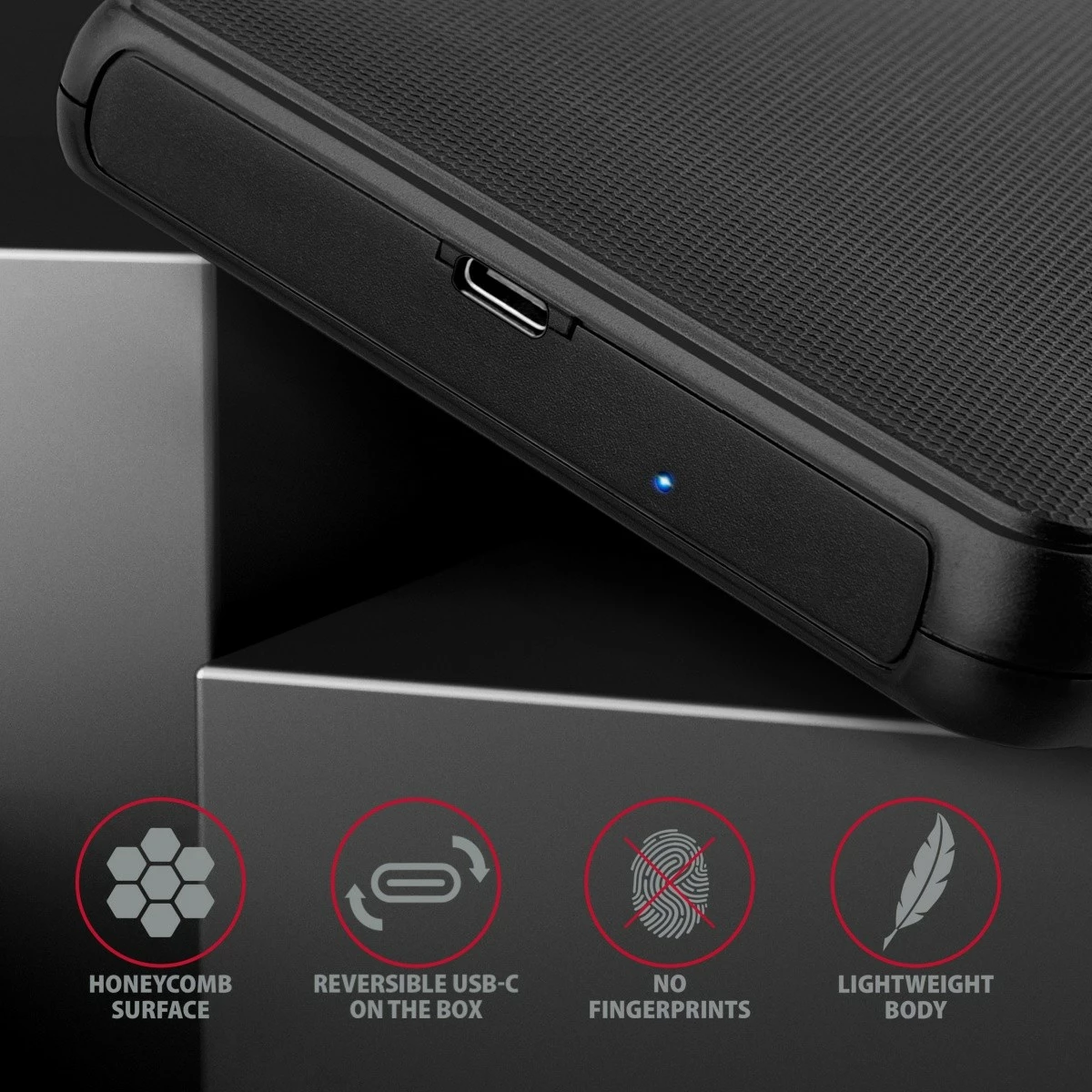 Računalniško ohišje za 2,5" disk AXAGON EE25-SLC, USB-C 3.2 Gen 1, SATA 6G, črno Računalniško ohišje za 2,5" disk AXAGON EE25-SLC, USB-C 3.2 Gen 1, SATA 6G, črno