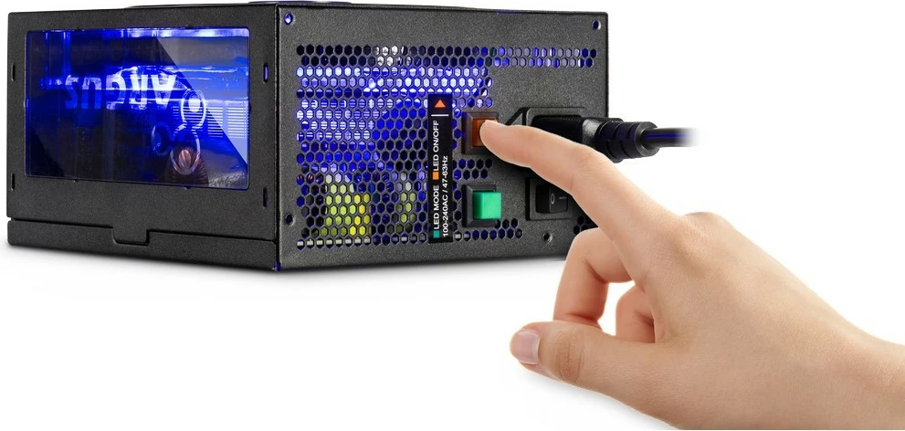 Furniznik energije Inter-Tech Argus RGB-650W CM II, 650 W, 100 - 240 V, 47 - 63 Hz, Active, 100 W, 650 W