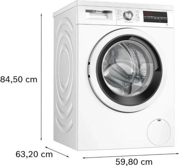 Pralni stroj, 9 kg, Bosch WUU28T10PL, bel