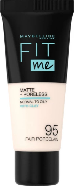 Matirajoča in proti poram podlaga Fit Me Matte & Poreless Maybelline 95 Fair Porcelain 30 ml, za ženske