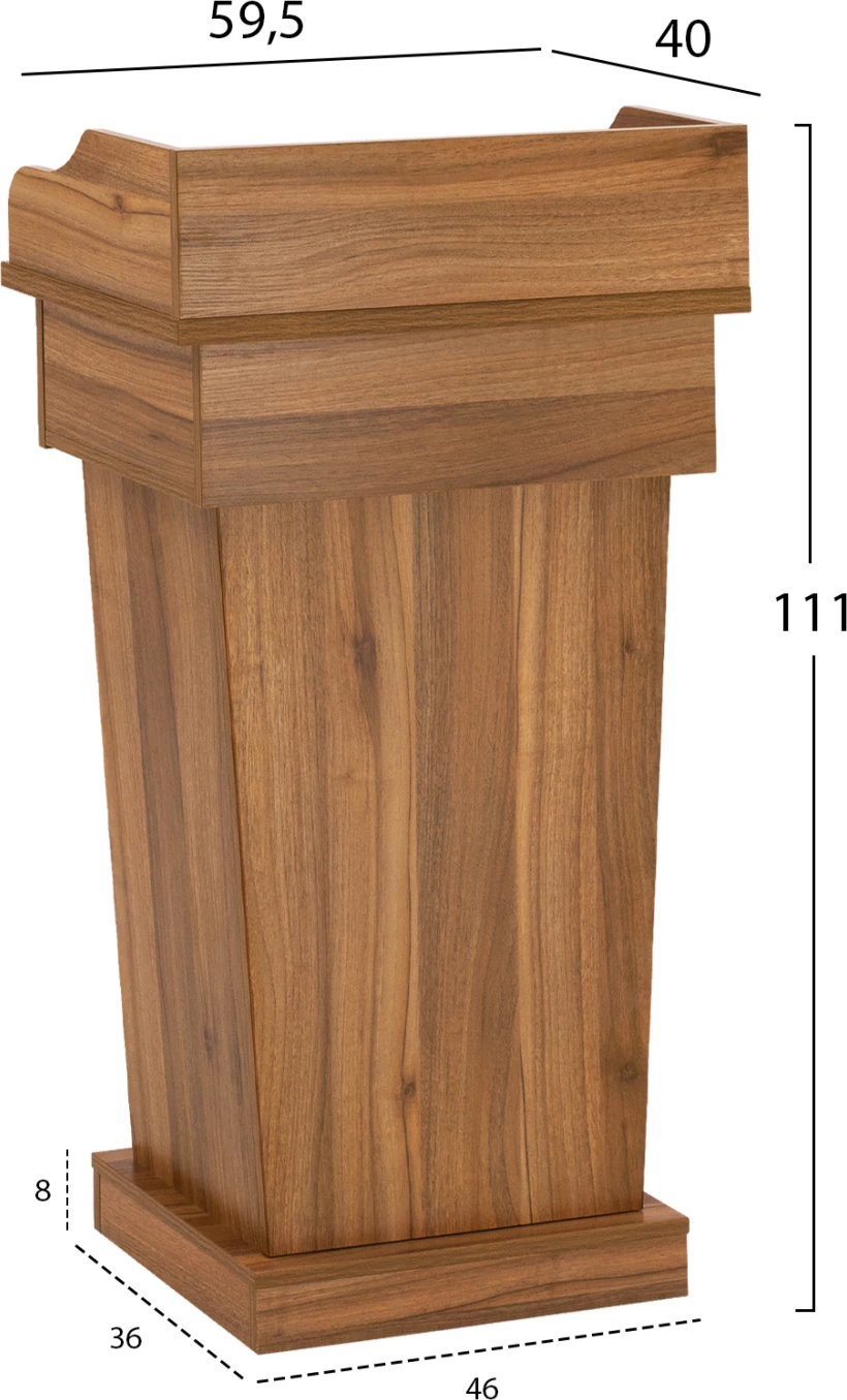 Stojalo za zvočnike Supreme meden hrast FH2378 59,5x40x111 cm