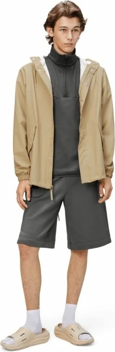 Fishtail jakna Rains, bež, unisex