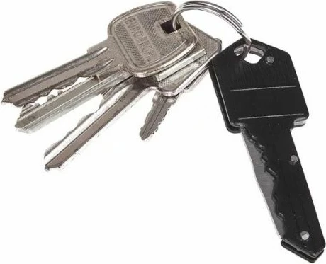Nož za ključe Yakimasport, črn