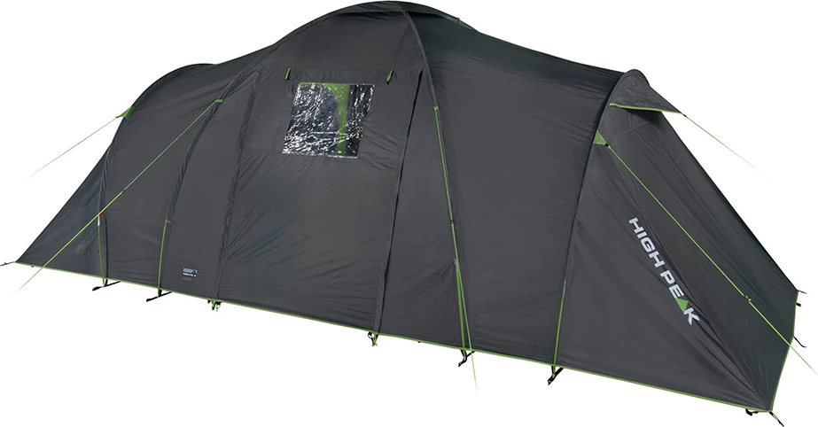 Šotor za 4 osebe High Peak, sivo-zelena