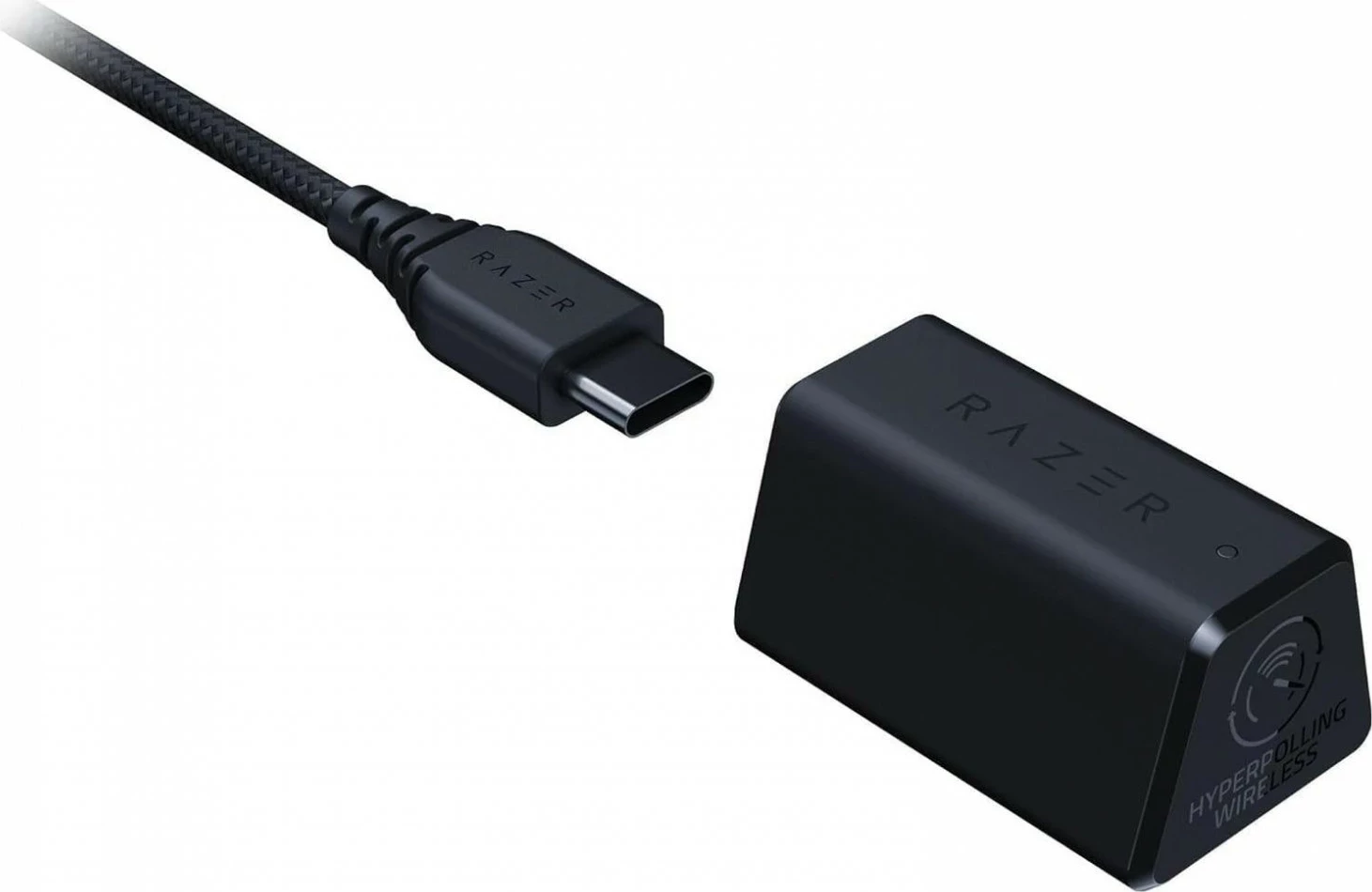 Ergonomičen žični/brezžični miška Razer DeathAdder V3 Pro, HyperPolling Dongle, črn