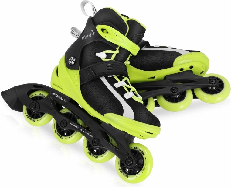 Rolke Spokey za ženske, črne in zelene